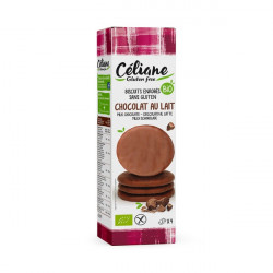 CÉLIANE Biscuits Enrobés Chocolat Lait - 140g