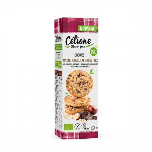 CÉLIANE Cookies Avoine Chocolat Noisettes - 120g