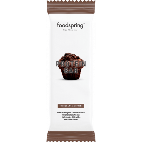 FOODSPRING Barre Protéinée Muffin au Chocolat - 60g