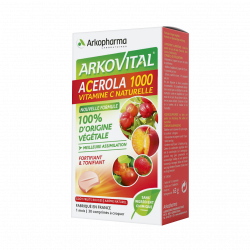 ARKOVITAL Acerola 1000 Vitamine C Naturelle - 30 comprimés