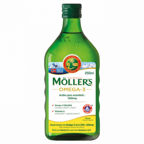 MOLLER'S Cod Liver Oil Lemon Flavor - 250ml