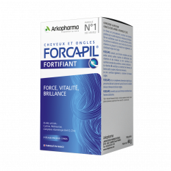 FORCAPIL Cheveux Et Ongles Zinc, Vitamine B - 180 Gélules