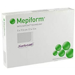 MEPIFORM Bande Adhésive Silicone pour Cicatrice - 5x7,5cm