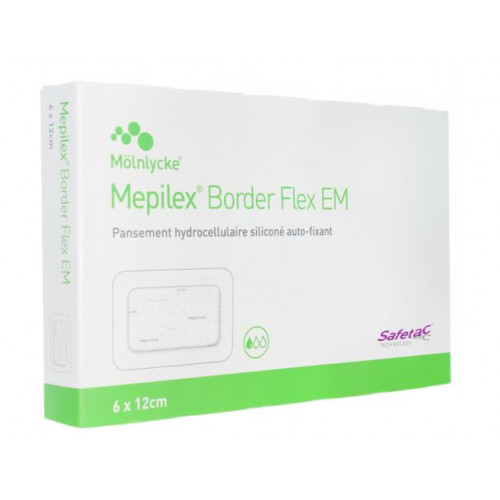 MEPILEX Border Flex EM - 10x20cm - 10 pansements