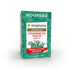 ARKOGÉLULES Vitamine D3 Végétale 2000 UI - 90 Gélules