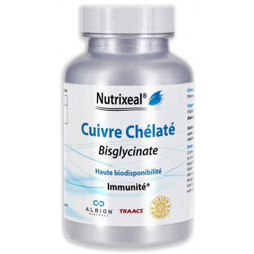 NUTRIXEAL Cuivre Chelate - 60 comprimés