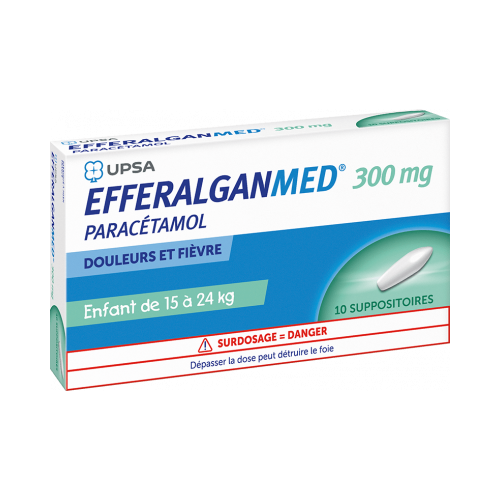 EFFERALGANMED 300mg - 10 Suppositoires