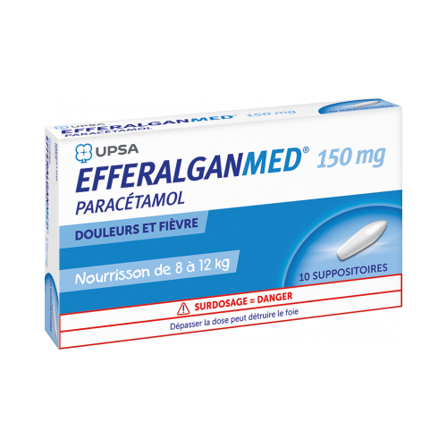 EFFERALGANMED 150mg - 10 Suppositoires