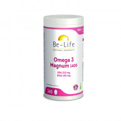 BE-LIFE OMEGA 3 MAGNUM 1400 EPA 210mg DHA 140mg - 140 Gélules
