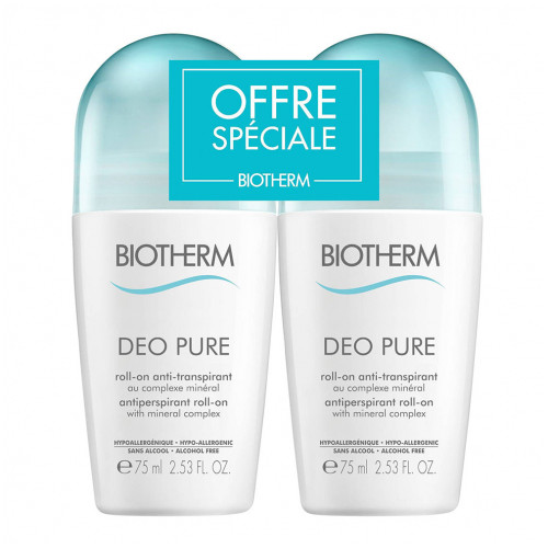 BIOTHERM DEO PURE Roll-On - 2x75ml