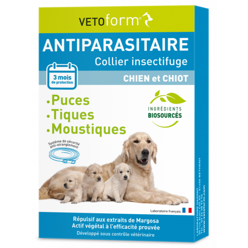 VETOFORM COLLIER INSECTIFUGE Chien Chiot - 1 Collier