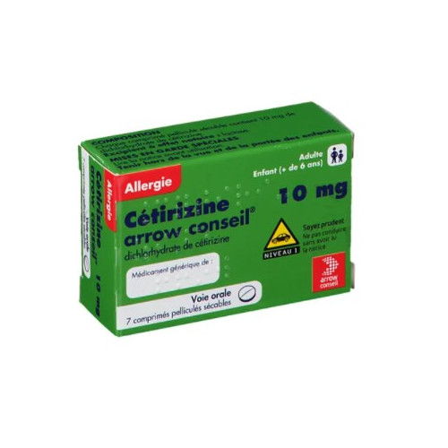 Cétirizine Arrow Conseil® 10 mg - 7 Comprimés