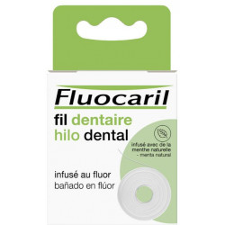 FLUOCARIL Fil Dentaire Menthe Naturelle 30m