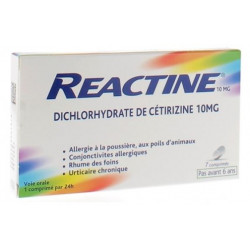 Reactine Allergie - 7 comprimés