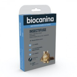 BIOCANINA INSECTIFUGE Chat - 2 pipettes