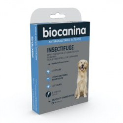 BIOCANINA INSECTIFUGE Moyen Chien - 2 pipettes