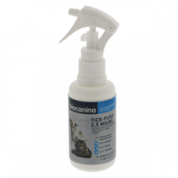 BIOCANINA TICK PUSS Spray Anti-Puces - 2.5ml/mg - 100ml