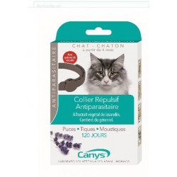 CANYS CHAT ET CHATON COLLIER ANTIPARASITAIRE INSECTIFUGE 35cm