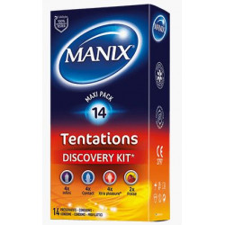 MANIX Tentations Kit De Découverte - Pack 14 Préservatifs
