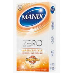 MANIX Zéro Excitant Imperceptible - Pack 12 Préservatifs