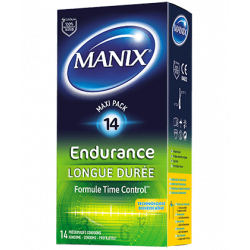 MANIX Endurance Longue Durée - Pack 14 Préservatifs
