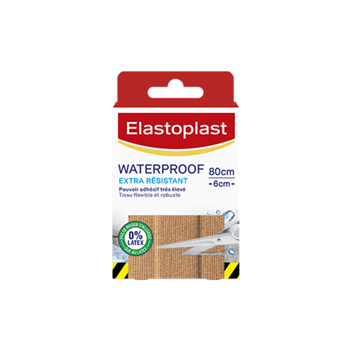ELASTOPLAST BANDE ADHÉSIVE Waterproof Extra Résistante - 10cmx6cm