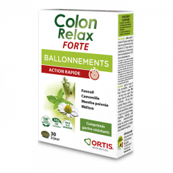 ORTIS Colon Relax Forte Ballonnements - 30 Gélules