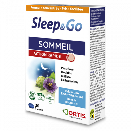 ORTIS Sleep&Go Sommeil Action Rapide - 30 Gélules