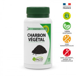 MGD Charbon Végétal Activé - 120 Gélules