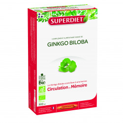 SUPERDIET Ginkgo Biloba - 20 Ampoules 15ml