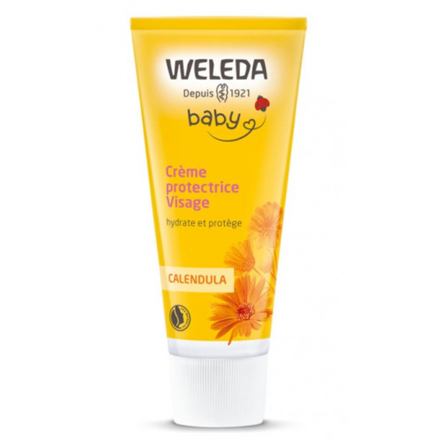 WELEDA BEBE Crème Protectrice Visage au Calendula- Pharmacie Veau