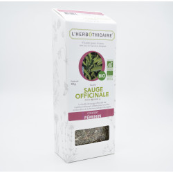 L'HERBOTHICAIRE Tisane Feuille Sauge Officinale BIO - 40g