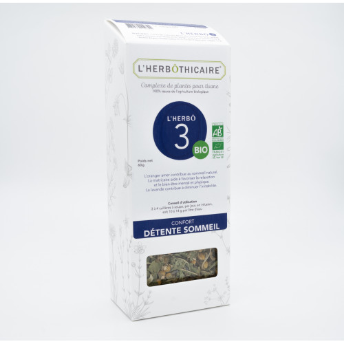 L'HERBOTICAIRE Organic Lavender Herbal Tea - 50g