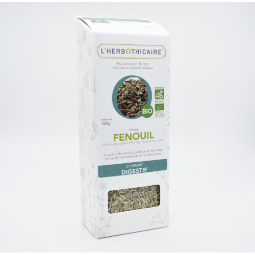 L'HERBOTHICAIRE Tisane Fenouil Bio - 60g