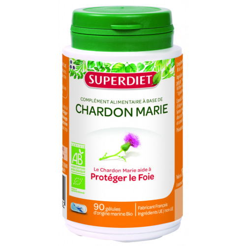 SUPERDIET Chardon Marie - 90 Gélules