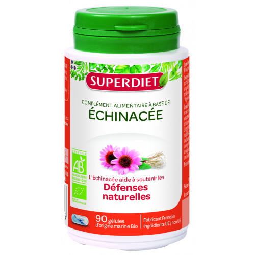 SUPERDIET Organic Echinacea - 90 Capsules