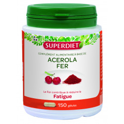 SUPERDIET Acérola Fer - 150 Gélules