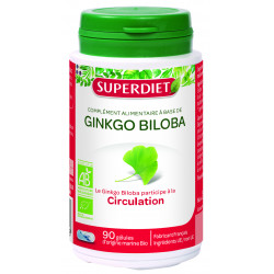 SUPERDIET Ginkgo Biloba BIO - 90 Gélules