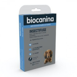 BIOCANINA INSECTIFUGE Spot-On Petits Chiens - 2 Pipettes