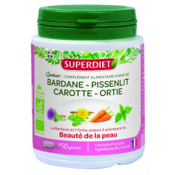 SUPERDIET Quatuor Bardane Beauté de la Peau BIO - 150 Gélules