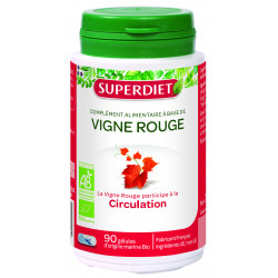 SUPERDIET Organic Red Vine - 90 Capsules