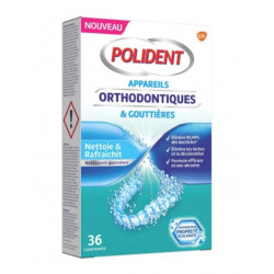 POLIDENT Appareils Orthodontiques & Gouttières - 36 Comprimés