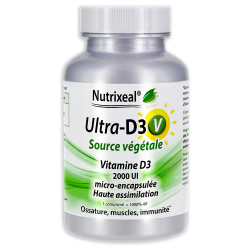 NUTRIXEAL Vitamine D3 végétale 2000 UI - 60 Comprimés