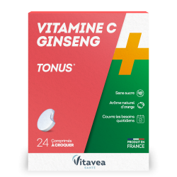 VITAMINE C + Ginseng - 24 Comprimés