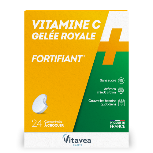 VITAMINE C + Gelée Royale - 24 Comprimés