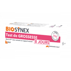 BIOSYNEX 8 JOURS - 1 TEST DE GROSSESSE
