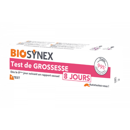 BIOSYNEX 8 JOURS - 1 TEST DE GROSSESSE
