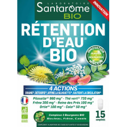 SANTAROME Bio Rétention D'eau Bio - 15 Comprimés