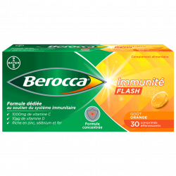 BEROCCA Immunité Flash - 30 Comprimés Effervescents