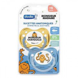 DODIE SUCETTE ANATOMIQUE A65 +18 Mois Silicone Mickey - 2 Sucettes